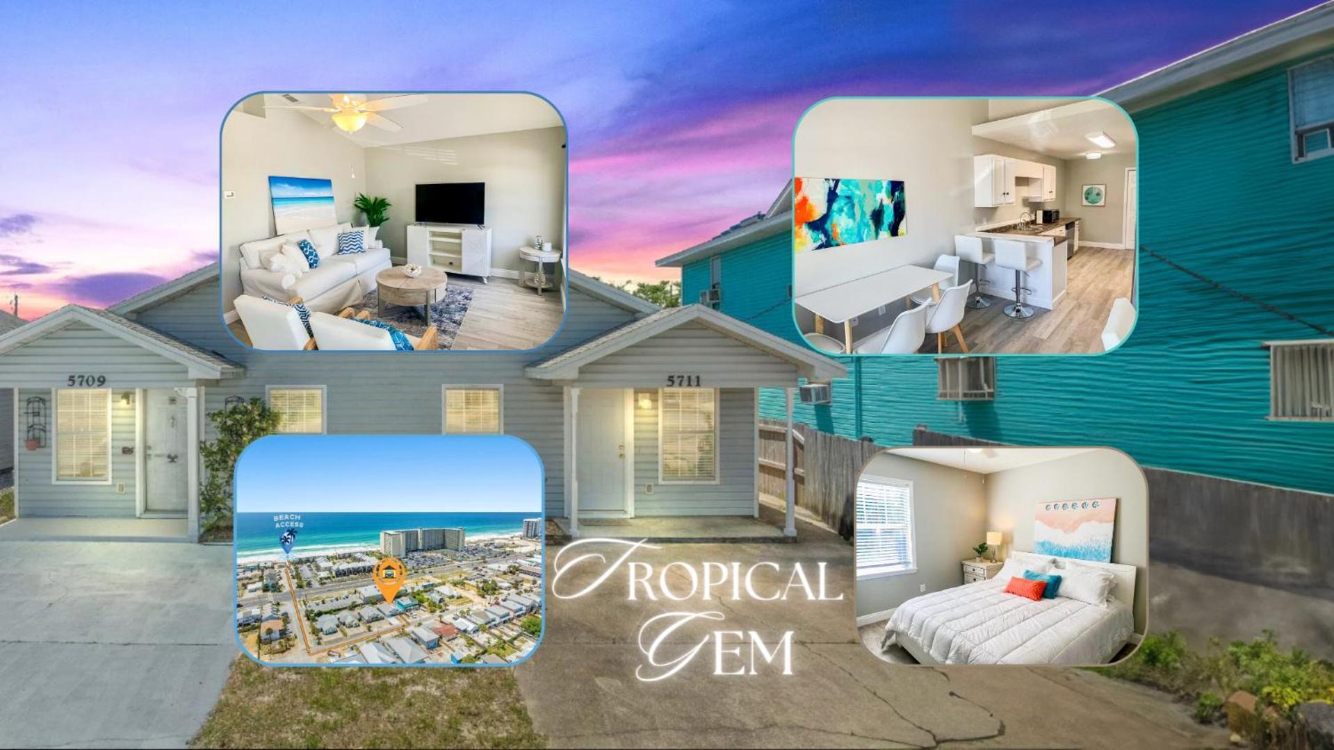 Tropical Gem/5 Min Beach Walk Панама Сити Бийч Екстериор снимка